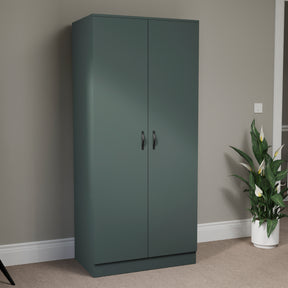 Riano 2 Door Wardrobe for Bedroom Storage - Jasper Green
