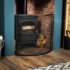 Buckton Fire Guard - Black