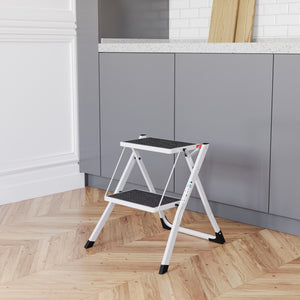 2-Step Folding Stool Step Ladder