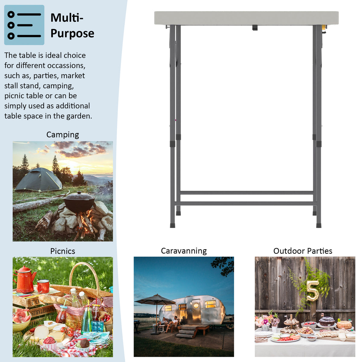 Folding 4ft Table
