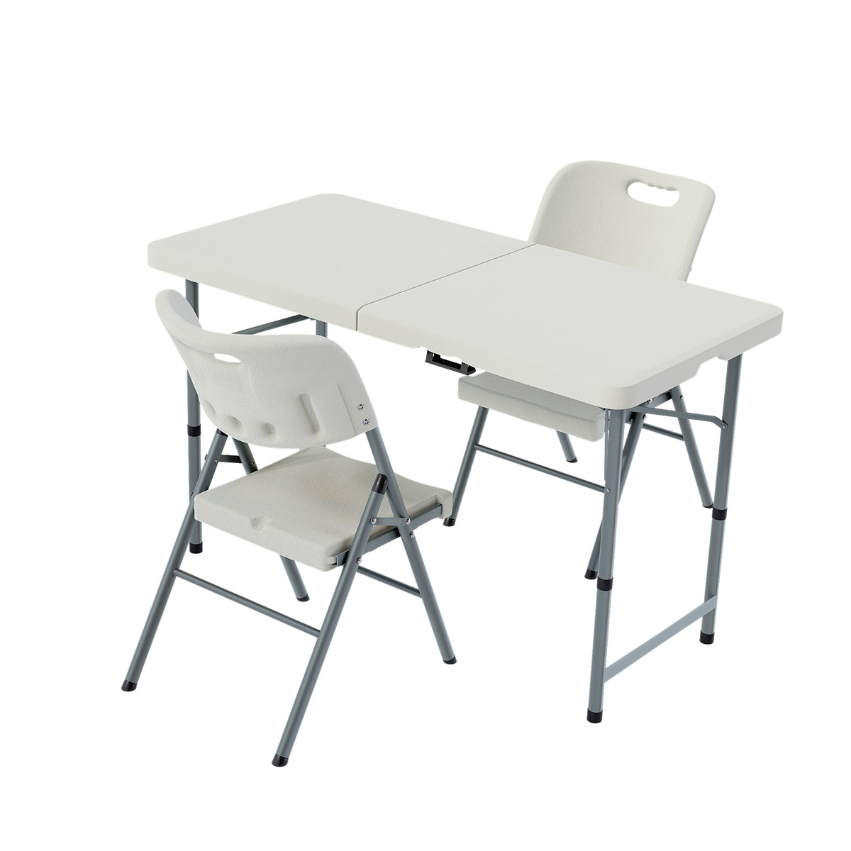 Folding 4ft Table & Set of 2 Folding Chairs