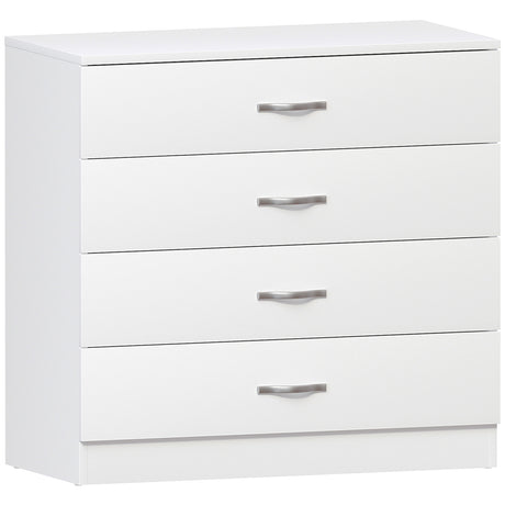 Riano 4 Drawer Chest White Bedroom Storage Unit

