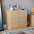 Riano 4 Drawer Chest Pine Bedroom Storage Unit
