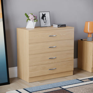 Riano 4 Drawer Chest Pine Bedroom Storage Unit
