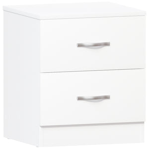 Riano 2 Drawer Bedside Chest Grey Bedroom Storage Unit
