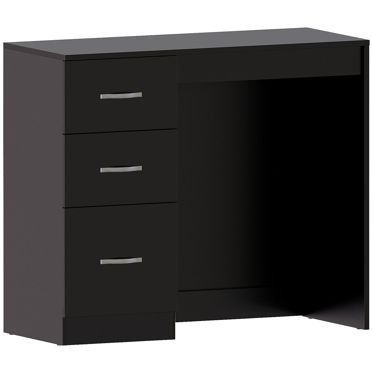 Riano 3-Drawer Dressing Table - Black