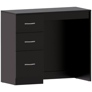 Riano 3-Drawer Dressing Table - Black