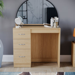 Riano 3-Drawer Dressing Table - Pine