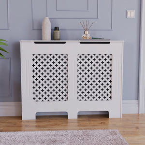 Oxford Radiator Cover - White, Medium