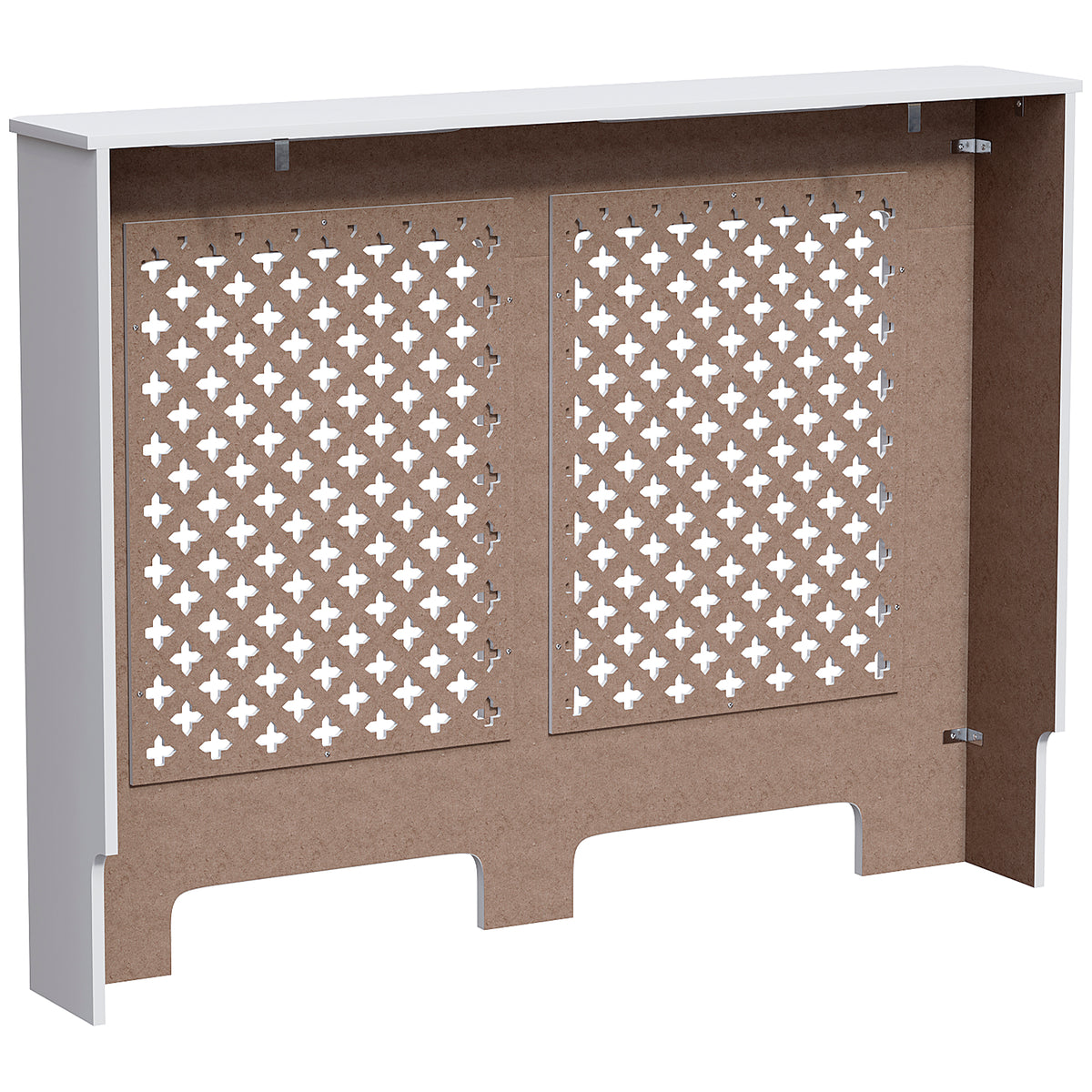Oxford Radiator Cover - White, Medium