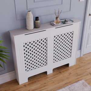 Oxford Radiator Cover - White, Medium