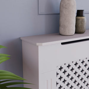 Oxford Radiator Cover - White, Medium