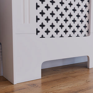 Oxford Radiator Cover - White, Medium