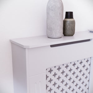 Oxford Radiator Cover - White, Medium