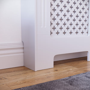 Oxford Radiator Cover - White, Medium
