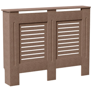 Milton Radiator Cover -Unfinished,  Medium Size, Horizontal Grille Design
