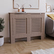 Milton Radiator Cover -Unfinished,  Medium Size, Horizontal Grille Design

