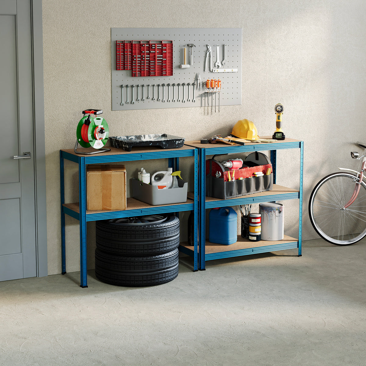 5-Tier Shelf, Blue