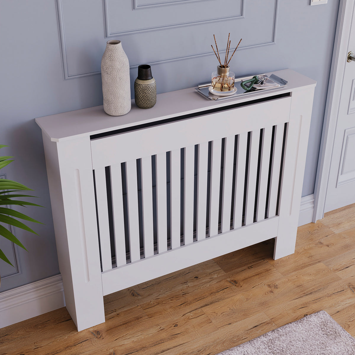 Chelsea Radiator Cover - White, Medium