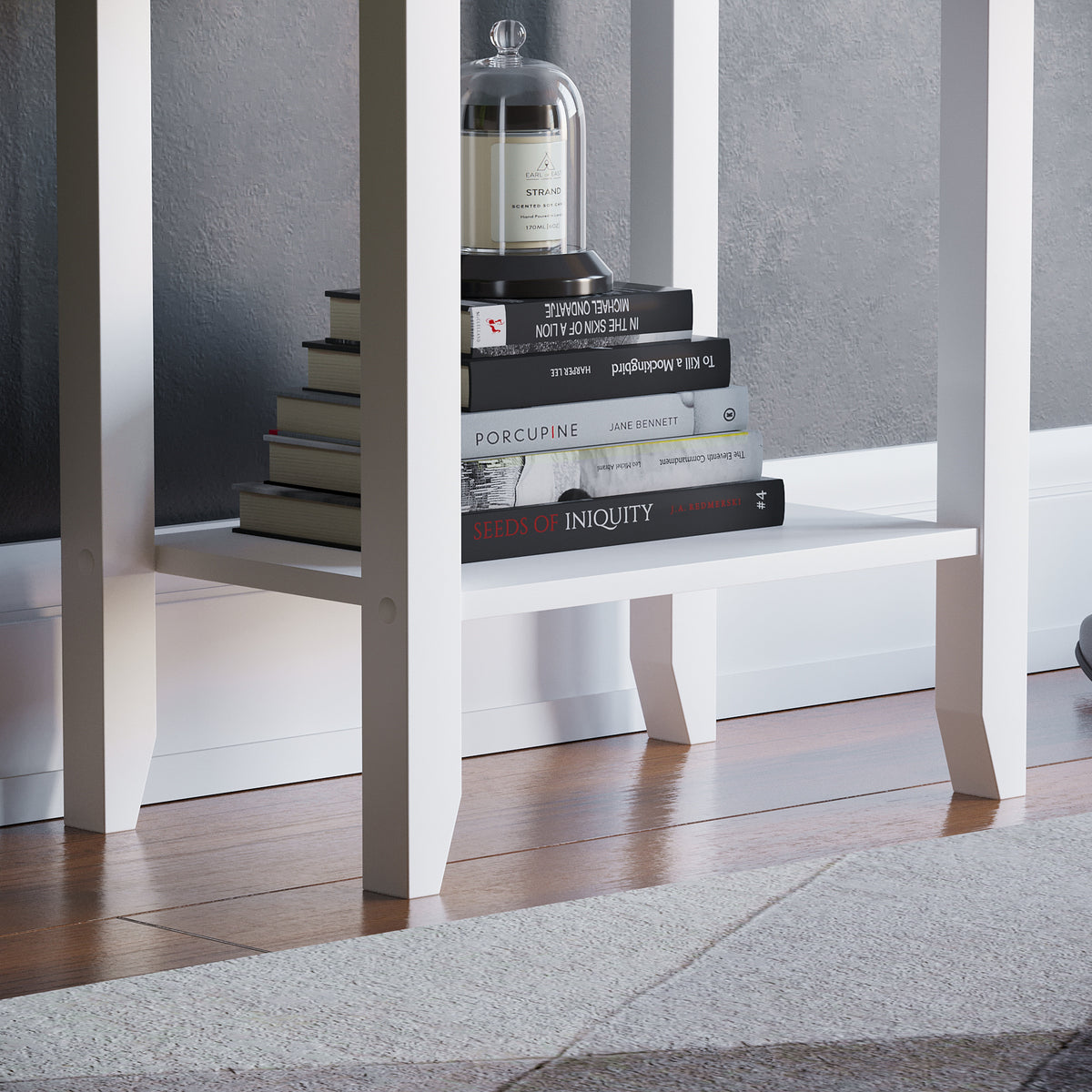 Windsor 1-Drawer Console Table - White