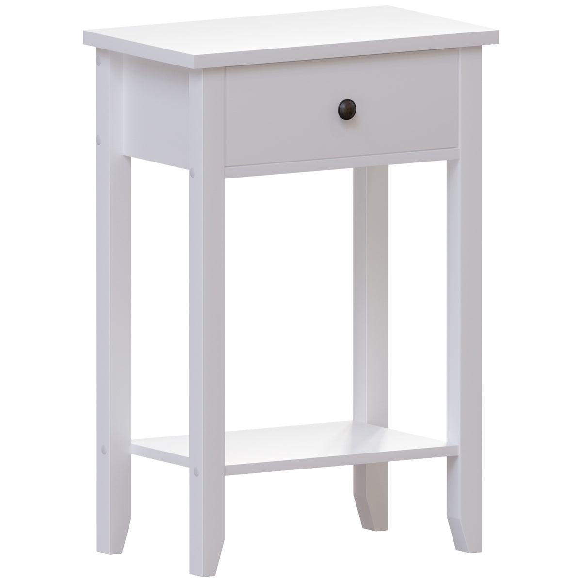 Windsor 1-Drawer Console Table - White