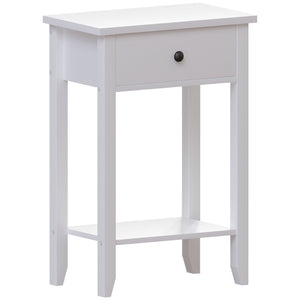 Windsor 1-Drawer Console Table - White