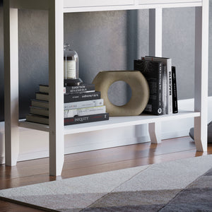 Windsor 2-Drawer Console Table - White
