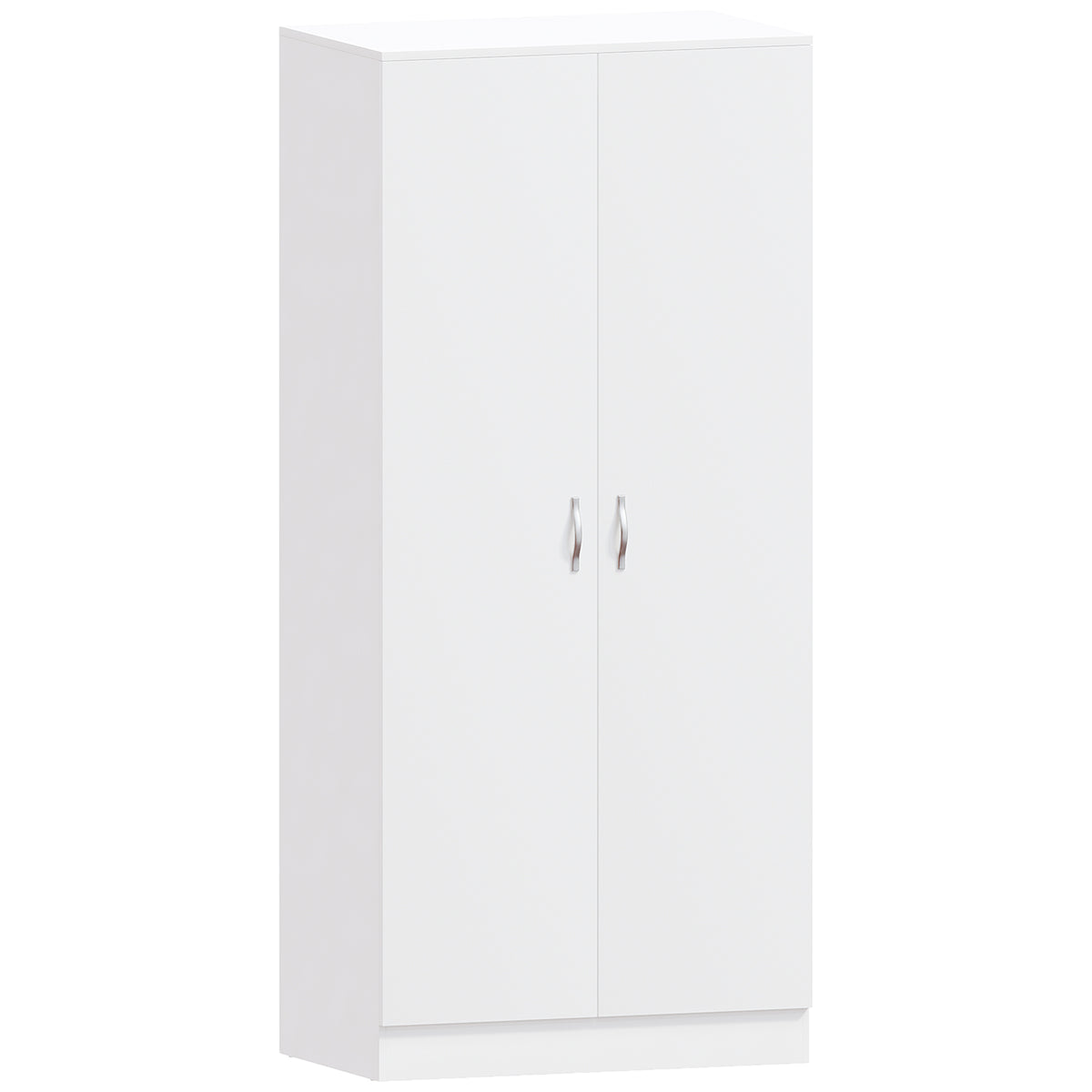 Riano 2 Door Wardrobe for Bedroom Storage- white
