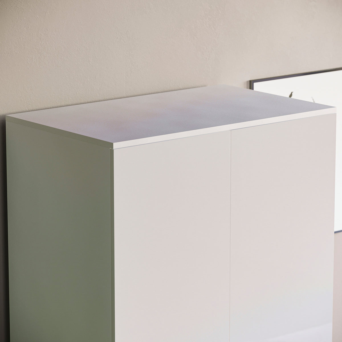Hulio 2-Door Wardrobe - White