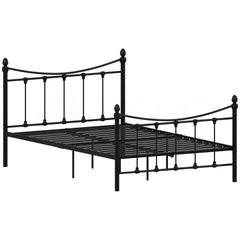 Paris Small Double Metal Bed - Black