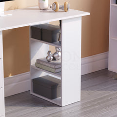 Mason 3-Drawer Computer Desk - White