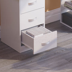 Mason 3-Drawer Computer Desk - White