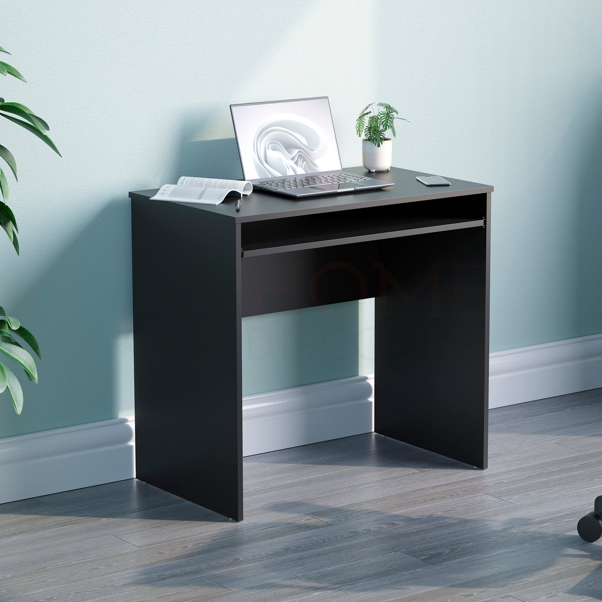 Huby Computer Desk, Black