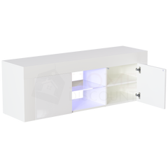 Eclipse 2 Door LED TV Unit, White