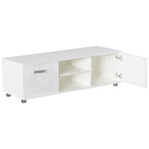 Cosmo 2-Door TV Unit, 120cm - White
