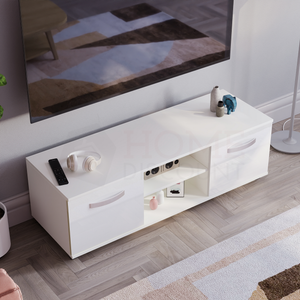 Cosmo 2-Door TV Unit, 120cm - White
