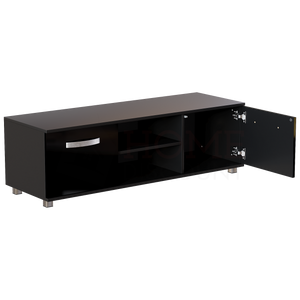 Cosmo 2-Door TV Unit, 120cm - Black