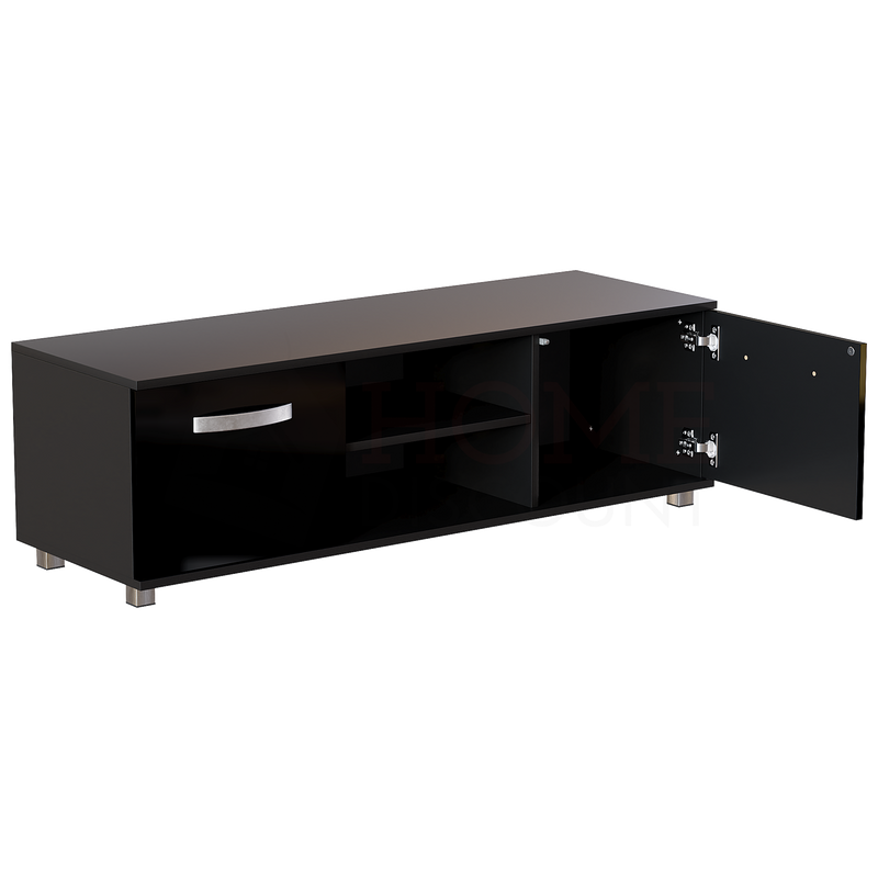 Cosmo 2 Door TV Unit, 120cm, Black