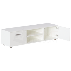 Cosmo 2-Door TV Unit, 140cm - White