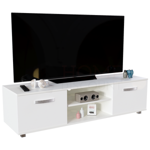 Cosmo 2-Door TV Unit, 140cm - White