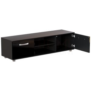 Cosmo 2-Door TV Unit, 140cm - Black