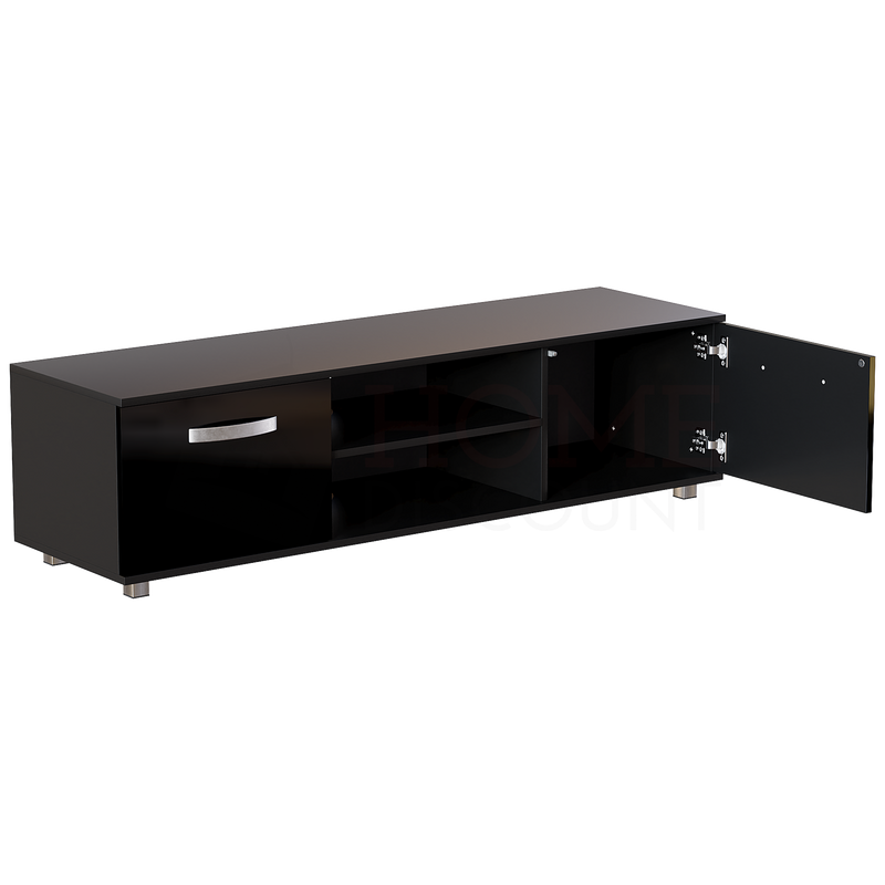 Cosmo 2 Door TV Unit, 140cm, Black