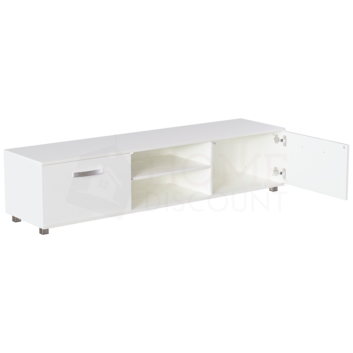 Cosmo 2-Door TV Unit, 160cm - White