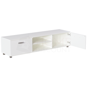Cosmo 2-Door TV Unit, 160cm - White