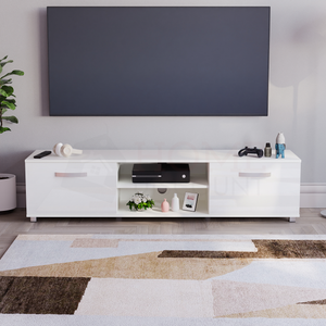 Cosmo 2-Door TV Unit, 160cm - White