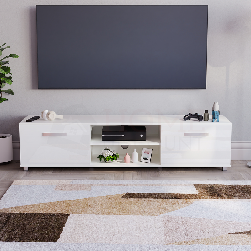 160cm white gloss tv unit deals