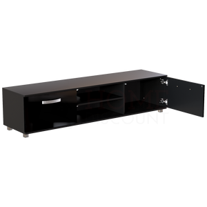 Cosmo 2-Door TV Unit, 160cm - Black