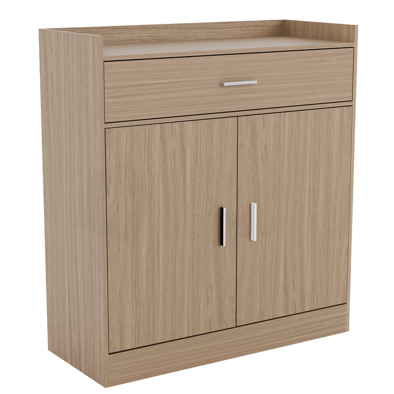 Dalby 2-Door 1-Drawer Shoe Cabinet, Oak