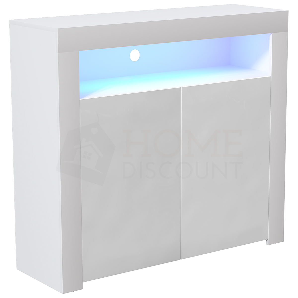 Nova 2-Door LED Sideboard - White