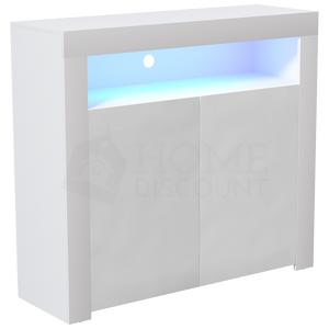 Nova 2-Door LED Sideboard - White